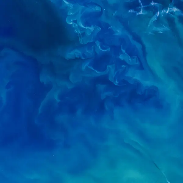 Diepe Winderige Blauwe Zee Textuur Achtergrond Bovenaanzicht Van Prachtige Turquoise — Stockfoto