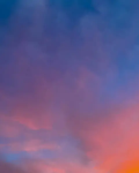 Céu Pôr Sol Dramático Com Conceito Fundo Nuvens Coloridas Boa Imagens Royalty-Free