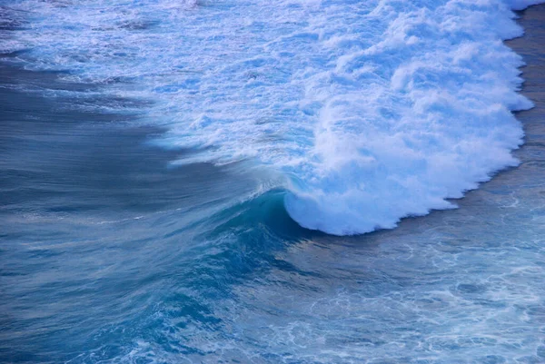 Mar Azul Mar Oceano Marinho Paisagem Tropical Enorme Onda Sobre — Fotografia de Stock