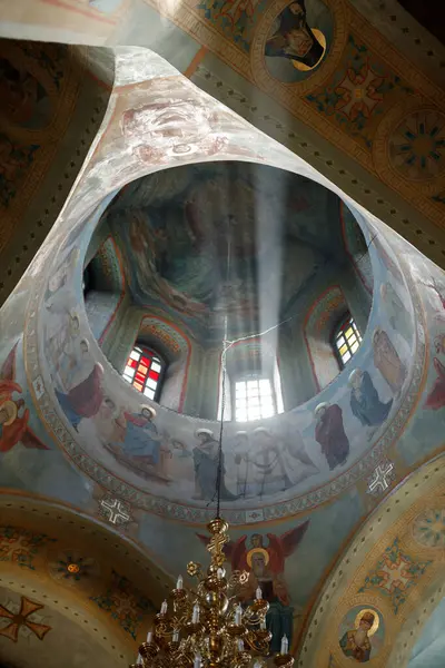stock image Painted ceiling in a church