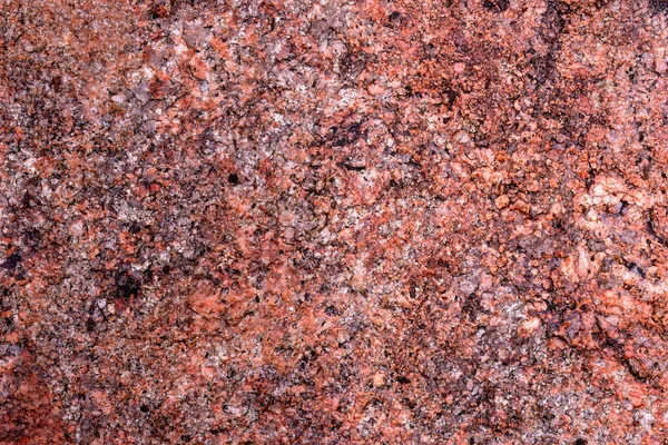 Red Granite Rock Close Background — Stock Photo, Image