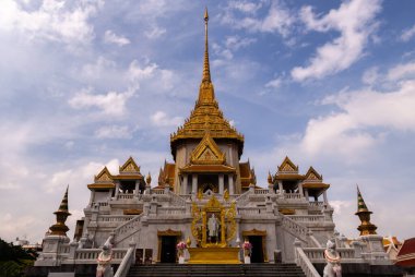 Altın Buda Tapınağı (Wat Traimit) Çin Mahallesi, Bangkok, Tayland.
