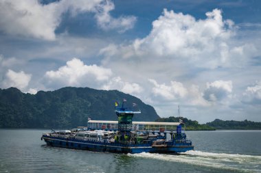 Ferry operating between Krabi and Ko Lanta island in Thailand