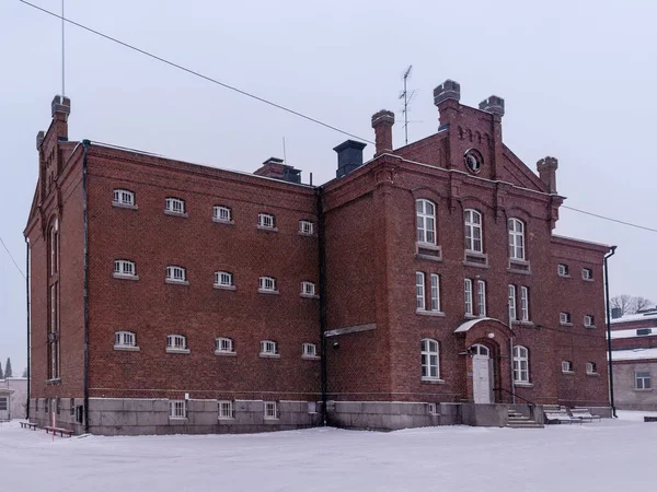 Vězení Největší Vězeňské Muzeum Finsku Vedle Zámku Hame Hrad Tavastia — Stock fotografie