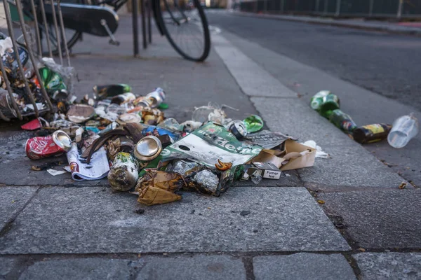 Lixo Passeio Perto Paris França Março 2023 — Fotografia de Stock