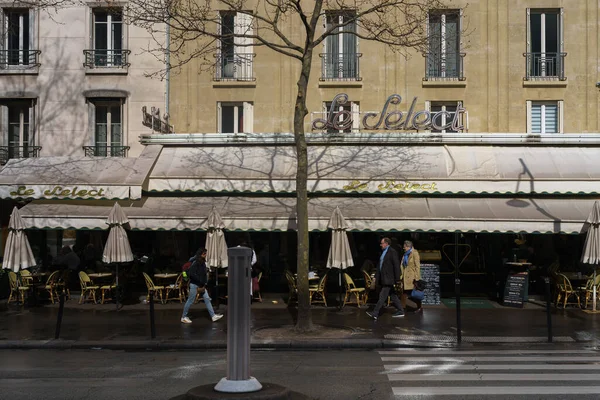 Ресторан Select Бульварі Монпарнас Парижі Франція Березня 2023 — стокове фото