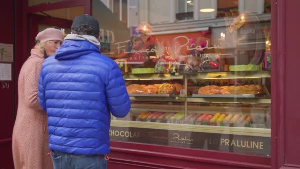 Francois Pralus Chocolatería París Francia Marzo 2023 — Vídeo de stock