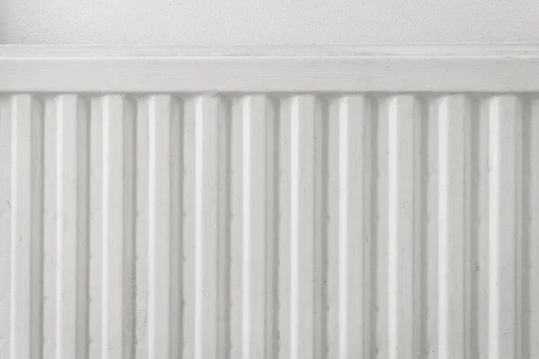 stock image Close-Up Side View of Dirty White Radiator