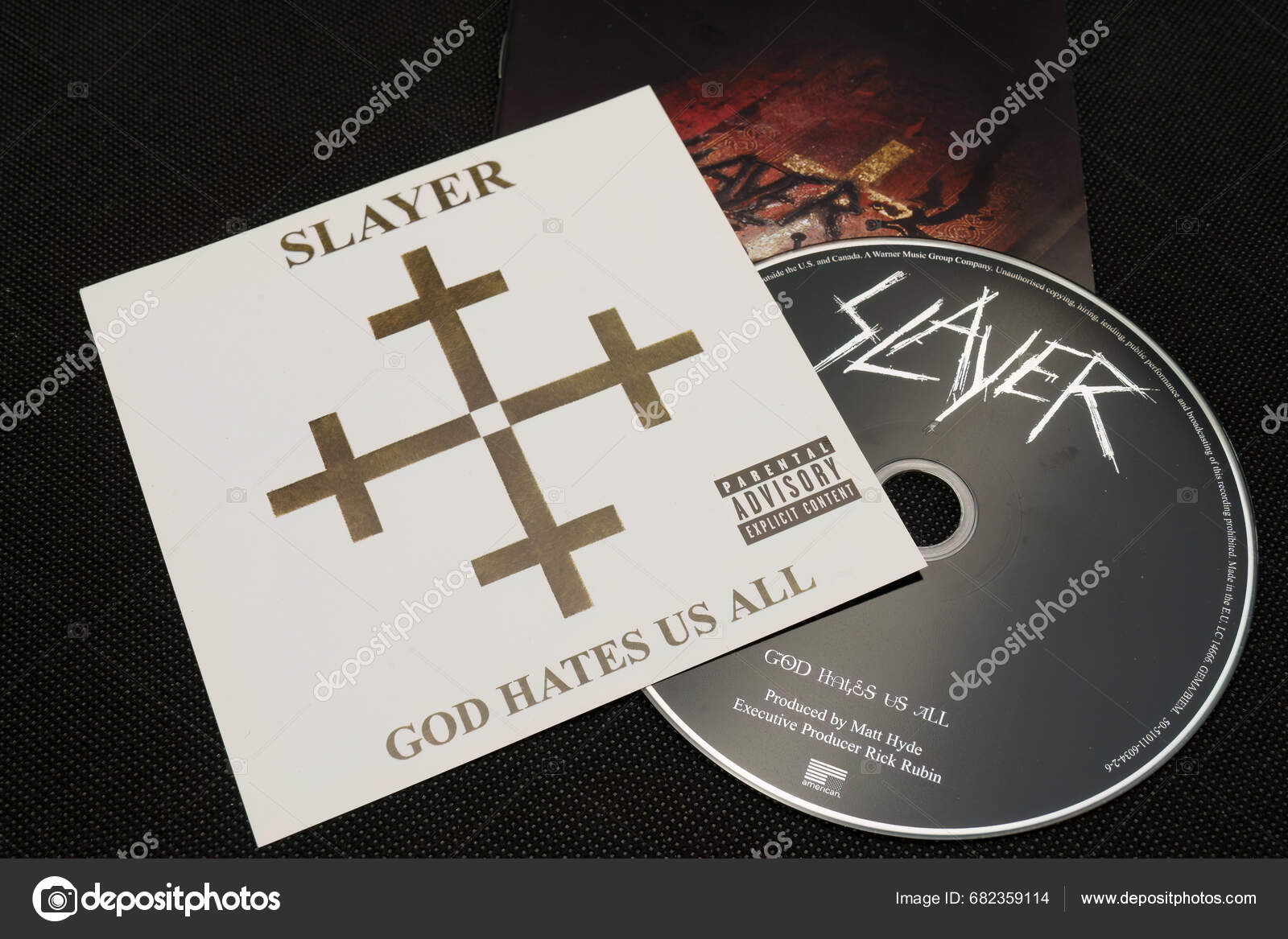 Slayer god hates all 2001 studio album cover art lahti stock