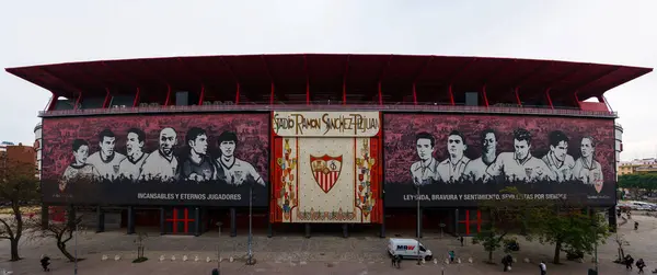 stock image Seville, Spain. February 8, 2024 - Estadio Ramon Sanchez Pizjuan, high-resolution panorama