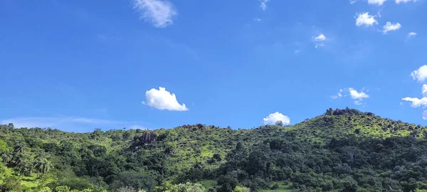 Kuva Vuoret Sisämaassa Brasiliassa Jota Ympäröivät Metsät Talo — kuvapankkivalokuva