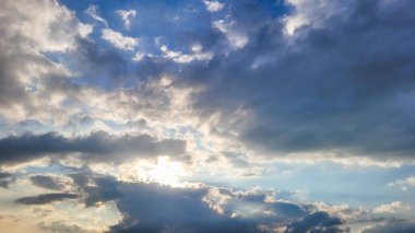 Arkaplan olarak kullanılabilen mavi gökyüzü