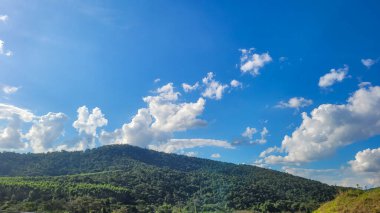 Brezilya 'da öğleden sonra gökyüzünün görüntüsü