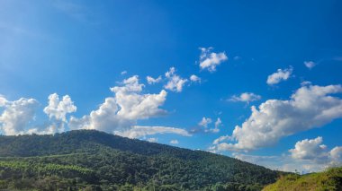 Brezilya 'da öğleden sonra gökyüzünün görüntüsü