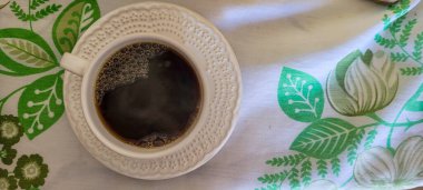 Kahvaltı için beyaz kahve, kahve 2023.