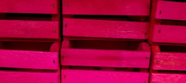 Pembe ahşap sandık istiflenmiş, kırsal ahşap, noel, renk, ev, bahçe