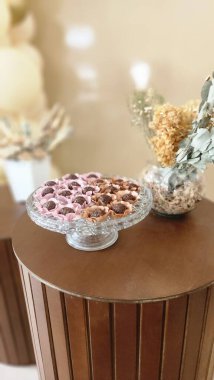 Çikolatalı Brigadeiro 'nun doğum günü partisi görüntüsü