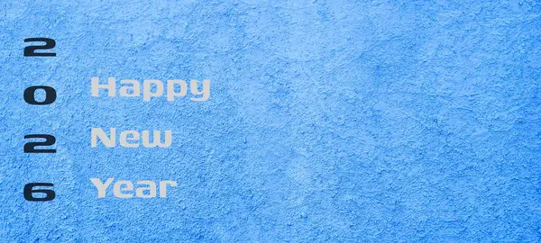 mavi arkaplan Mutlu yıllar 2026