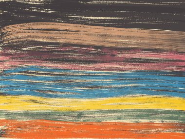 Arkaplanda koyu çizgileri olan renkli resim