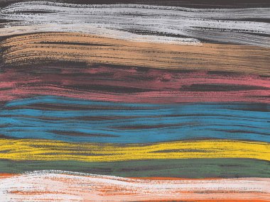 Arkaplanda koyu çizgileri olan renkli resim