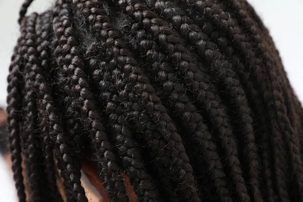 Saçları Örgülü Afrikalı Kadın Güzellik Yüksek Kalite Fotoğraf — Stok fotoğraf