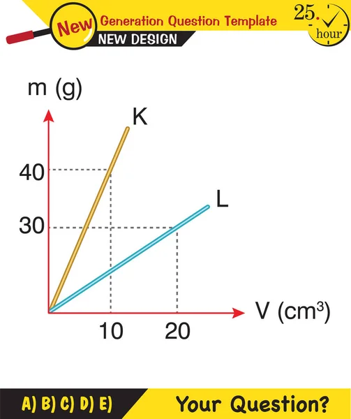 Physics Pressure Solids Different Solid Pressure Examples Next Generation Question — 스톡 벡터