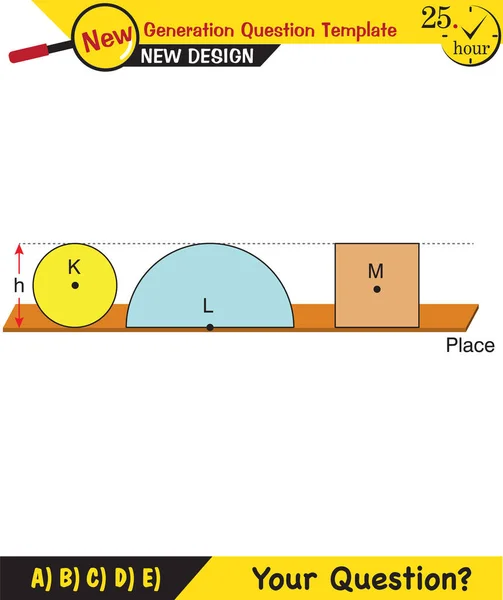 Physics Laws Motion Newton Laws Motion Next Generation Question Template — 스톡 벡터