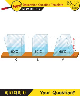 Physics, Heat and temperature, Heating of substances, next generation question template, dumb physics figures, exam question, eps