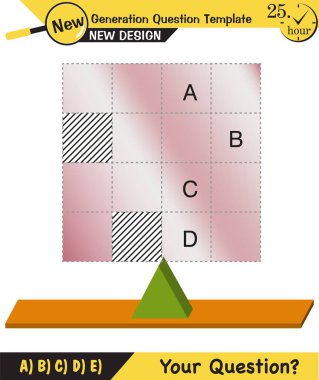 Fizik - Katı şekiller, kütle merkezi, ağırlık merkezi, yeni nesil soru şablonu, sınav sorusu, ep