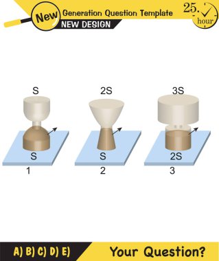 Katılarda basınç, farklı katı basınç örnekleri, fizik örnekleri çalışma, katı fizikte baskı örneği, sınav sorusu,