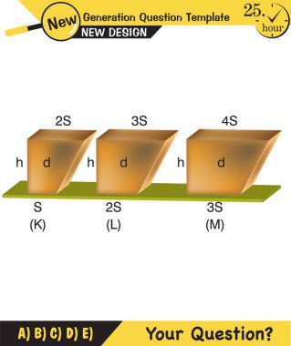 Katılarda basınç, farklı katı basınç örnekleri, fizik örnekleri çalışma, katı fizikte baskı örneği, sınav sorusu,