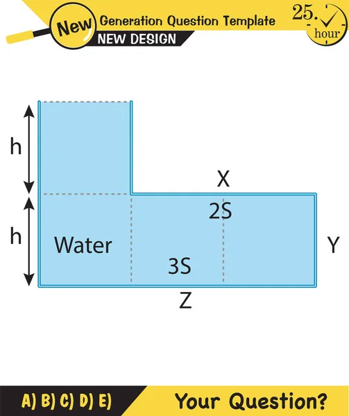 Fisica Pressione Forza Sollevamento Principio Archimedes Pressione Liquidi Gas Contenitori — Vettoriale Stock