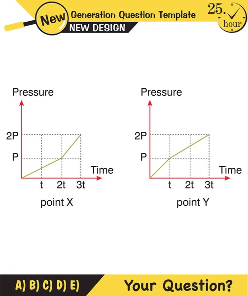 Physik Druck Und Hebekraft Archimederprinzip Druck Von Flüssigkeiten Und Gasen — Stockvektor