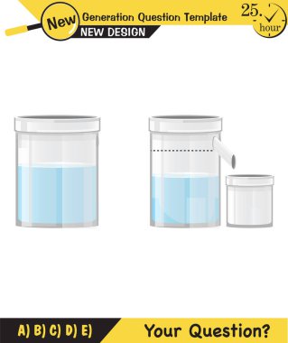 Fizik, basınç ve kaldırma kuvveti, arşiv ilkesi, sıvıların ve gazların basıncı, su dolu kaplar, yeni nesil soru şablonu, sınav sorusu,