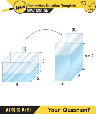 Fizik, basınç ve kaldırma kuvveti, arşiv ilkesi, sıvıların ve gazların basıncı, su dolu kaplar, yeni nesil soru şablonu, sınav sorusu,