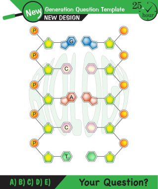 Biology, DNA helix, DNA replication, next generation question template, dumb physics figures, exam question, eps