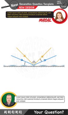 Fizik, Fiziksel kavramlar, lise, ortaokul, sınav soru şablonu, sayısal dersler, sözlü dersler, gelecek nesil problemleri, öğretmenler için, düzenlenebilir, siyah katman,