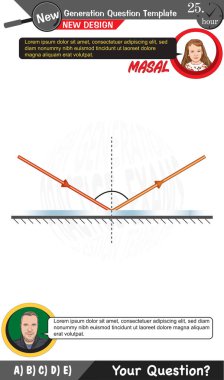 Fizik, Fiziksel kavramlar, lise, ortaokul, sınav soru şablonu, sayısal dersler, sözlü dersler, gelecek nesil problemleri, öğretmenler için, düzenlenebilir, siyah katman,