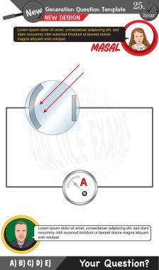 Fizik, Fiziksel kavramlar, lise, ortaokul, sınav soru şablonu, sayısal dersler, sözlü dersler, gelecek nesil problemleri, öğretmenler için, düzenlenebilir, siyah katman, eps, 2026