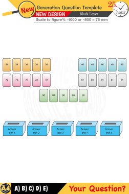 Düzenlenebilir EPS şablonları matematik eğitimine odaklanan öğretmenler için tasarlanmıştır. Bunlar arasında sayısal ve sözlü derslerin yanı sıra yeni nesil problem setleri de yer alıyor. Lise ve ortaokul öğrencileri için uygun, siyah katmanlar içeren tasarımlar