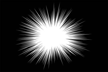 Monochrome solid flash illustration. Attention-grabbing serif frames