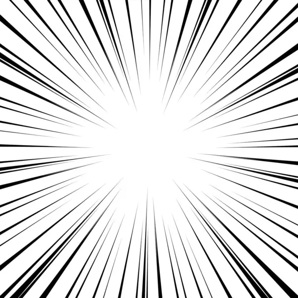 Çizgi roman tarzı hız çizgileri çarpma, patlama ve duygusal sahneler için mükemmel. Anime ya da manga temalı tasarımlar için temiz bir siyah-beyaz vektör arkaplanı ideal.