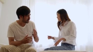 Aile sorunları, karı koca kavgaları. Yüksek kalite 4k görüntü