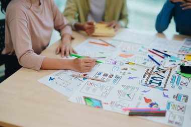 Creative Web Takımı, Grafik Tasarımcı Planlama, cep telefonu uygulaması ve geliştirme şablonu düzeni için web sitesi ux ui uygulaması, prototip wirefram geliştirme süreci