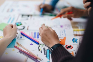 Creative Web Ekibi, cep telefonu için Grafik Tasarımcı, cep telefonu uygulaması ve geliştirme şablonu planı için web sitesi ux ui uygulaması, prototip kablo geliştirme süreci