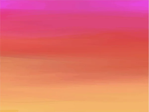 Farbverlauf Hintergrund Mit Ölgemälde Berühren Sonnenuntergang Himmel Motiv — Stockvektor
