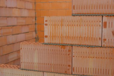 Close up of inner wall of a modern home