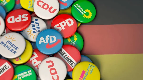 Parties Elections Germany — Stock Photo, Image