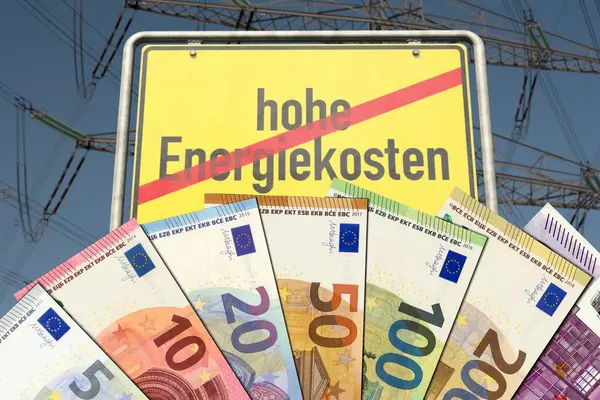 Custos Energia Alemanha São Demasiado Elevados Imagem De Stock