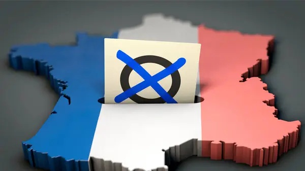 stock image Symbolic image: Elections in France